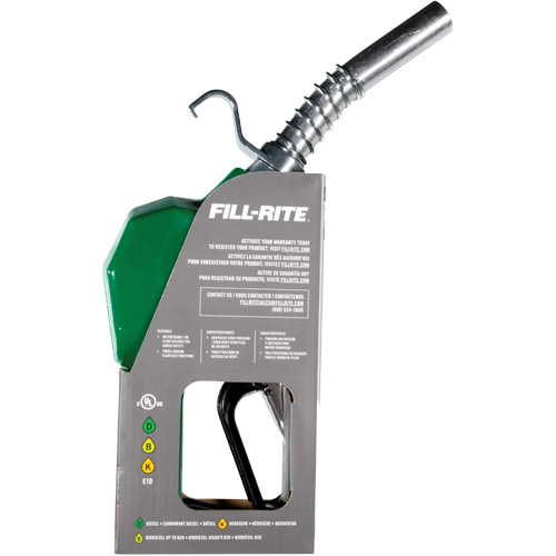Green Automatic Gasoline Spout Nozzle Seaboard Timber Mart
