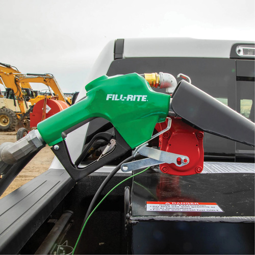 Green Automatic Diesel Spout Nozzle Seaboard Timber Mart