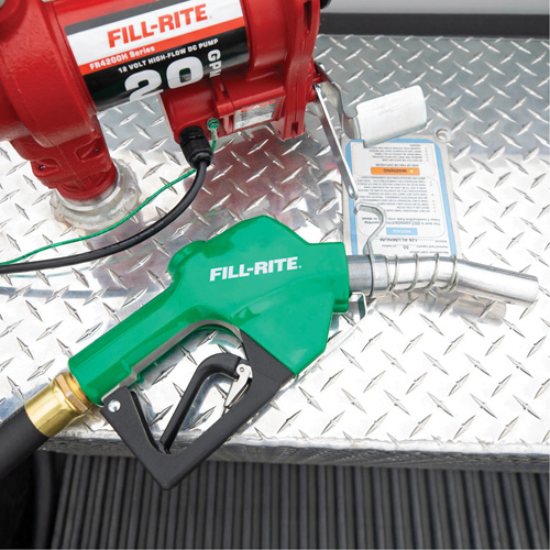 Green Automatic Diesel Spout Nozzle Seaboard Timber Mart