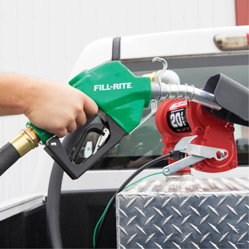 Green Automatic Diesel Spout Nozzle Seaboard Timber Mart