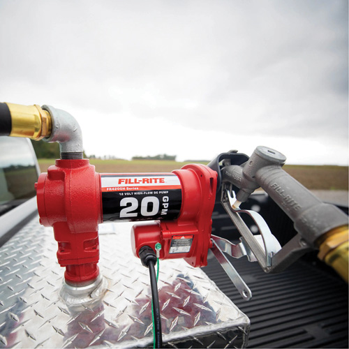 Pompe de transfert de carburant 12 V CC avec pistolet Seaboard Timber Mart