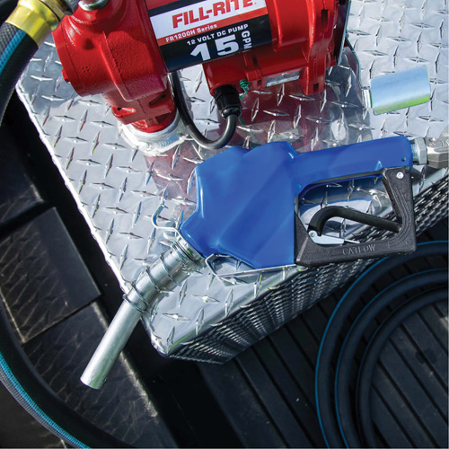Blue Cold Weather Automatic Diesel Spout Nozzle Seaboard Timber Mart