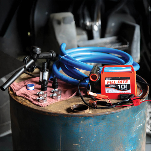 Pompe de transfert de carburant 12 V CC avec pistolet Seaboard Timber Mart