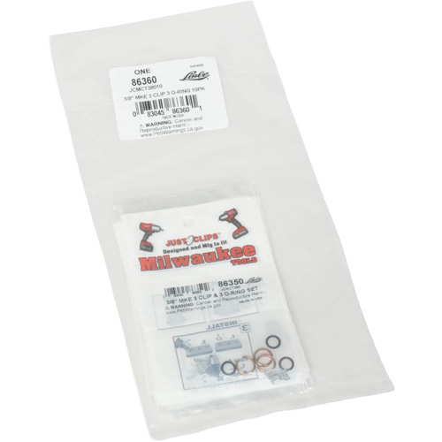 Jeu de clips et joints toriques de 3/8 po pour Milwaukee - en vrac Seaboard Timber Mart