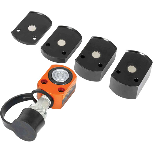 Flat Body Ram Kit with Adapters, 0.24" Stroke, 5 Ton(s) Capacity, 10000 PSI Seaboard Timber Mart