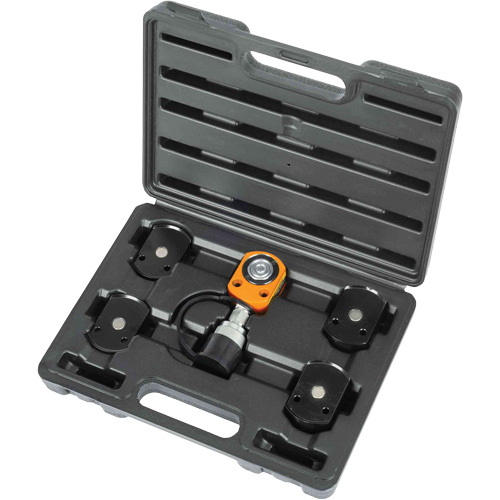 Flat Body Ram Kit with Adapters, 0.24" Stroke, 5 Ton(s) Capacity, 10000 PSI Seaboard Timber Mart