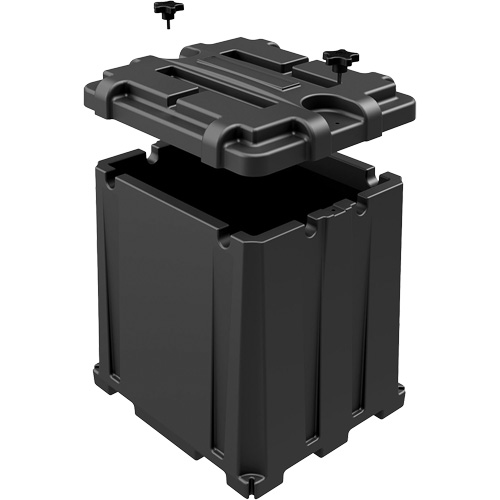 Boîtier pour batteries doubles de groupe L16 Seaboard Timber Mart