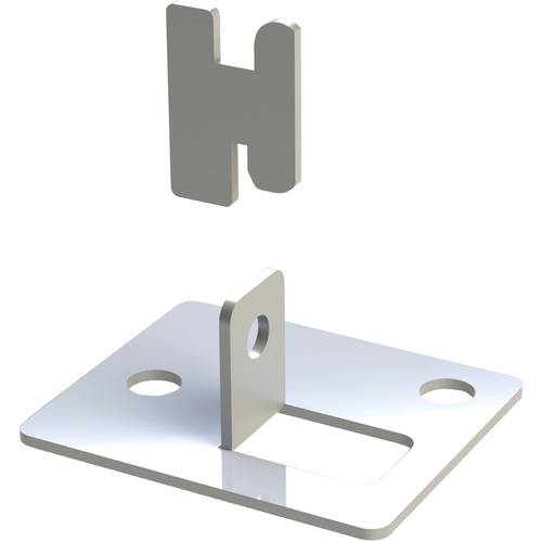 Interlok Boltless Shelving Foot Plate Seaboard Timber Mart