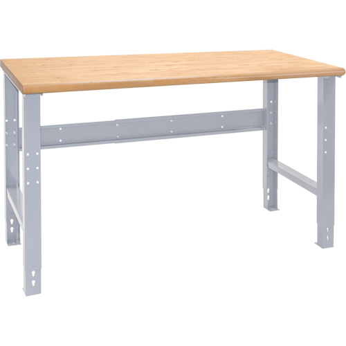 Industrial Modular Workbench, Top & Legs Only, 1000 lbs. Cap., 60" W x 36" D Seaboard Timber Mart