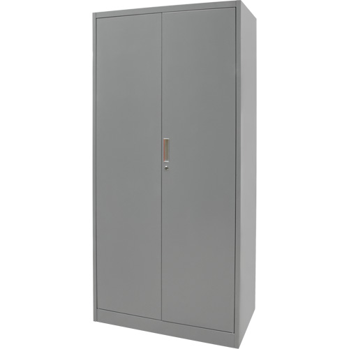 Armoires de rangement Hi-Boy, Acier, 4 Tablettes, 72" h x 36" la x 18" P, Gris Seaboard Timber Mart