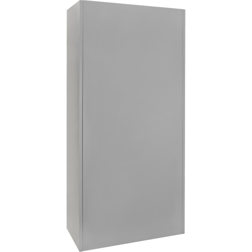 Armoire garde-robe, Acier, 36" la x 18" p x 72" h, Gris Seaboard Timber Mart