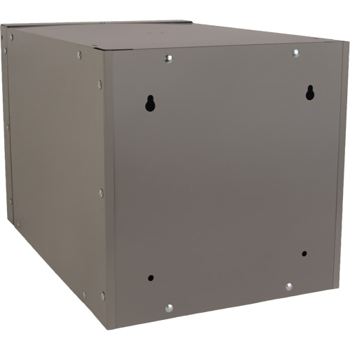 Casier cubique empilable, 12" x 18" x 12", Acier, Gris, D&eacute;mont&eacute; Seaboard Timber Mart