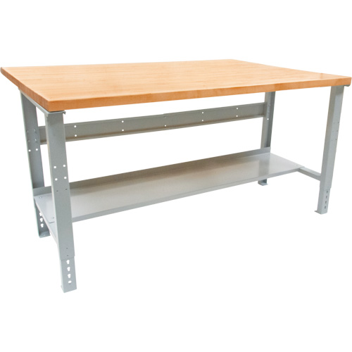 Industrial Modular Workbench, 1000 lbs. Cap., 72" W x 48" D Seaboard Timber Mart