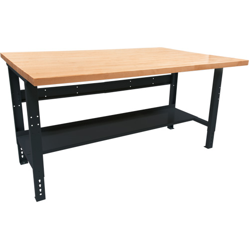 Industrial Modular Workbench, 1000 lbs. Cap., 72" W x 48" D Seaboard Timber Mart
