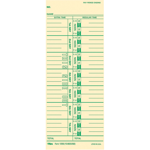 Time Cards Seaboard Timber Mart