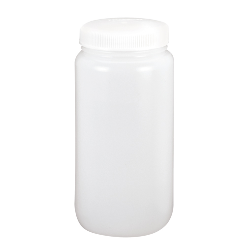 Wide-Mouth Bottles, Round, 1 gal., Plastic Seaboard Timber Mart