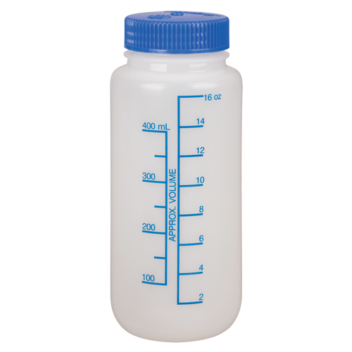 Wide-Mouth Bottles, Round, 16 oz., Plastic Seaboard Timber Mart