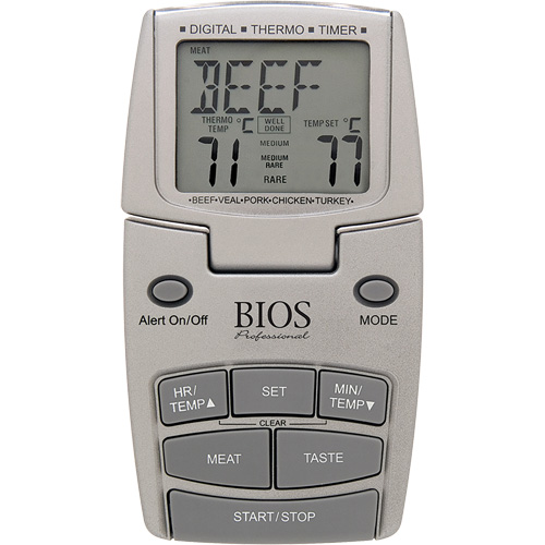 Meat Thermometer, Contact, Digital, 14-392°F (10-200°C) Seaboard Timber Mart