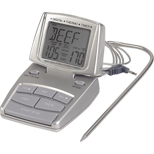 Meat Thermometer, Contact, Digital, 14-392°F (10-200°C) Seaboard Timber Mart