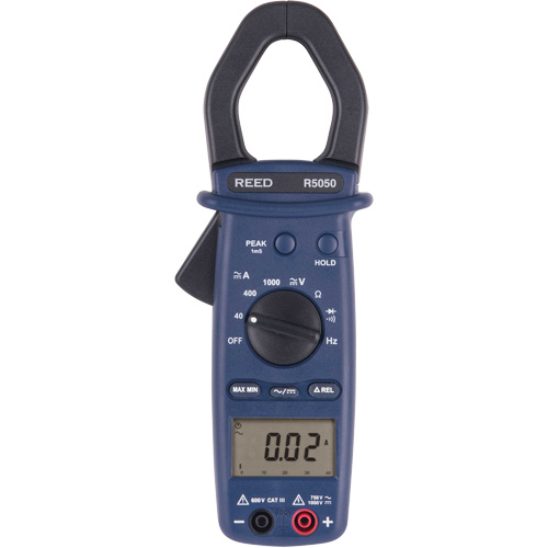 Pince amp&egrave;rem&eacute;trique v.e.v., Tension c.a./c.c., Courant c.a./c.c. Seaboard Timber Mart