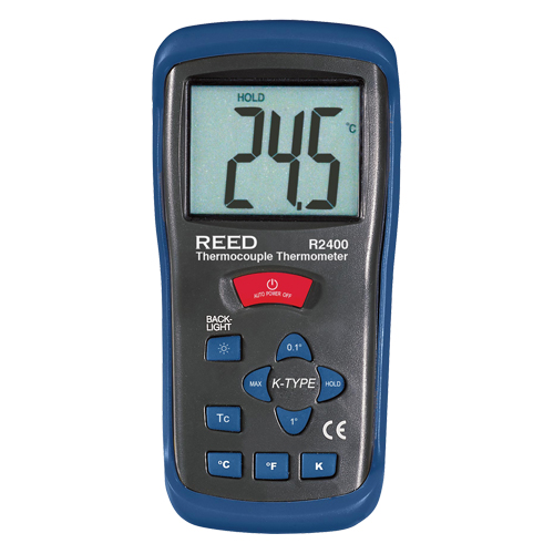 Thermocouple Thermometer with ISO Certificate, Contact, Digital, -58-2000°F (-50-1300°C) Seaboard Timber Mart
