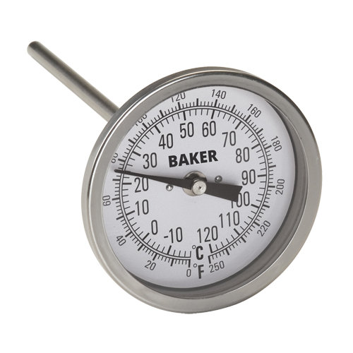 Bi-Metal Thermometers, Contact, Analogue, 0-250°F (-20-120°C) Seaboard Timber Mart