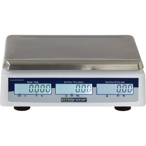 Balance &agrave; calcul de prix Integrator C15, Capacit&eacute; 30 lb / 15 kg, Graduations 0,005 lb / 0,002 kg Seaboard Timber Mart