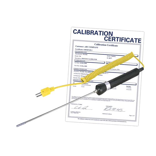 Sonde thermocouple pour l'air/gaz avec certificat de calibration, 900 °C (1652°F) Temp. max. Seaboard Timber Mart
