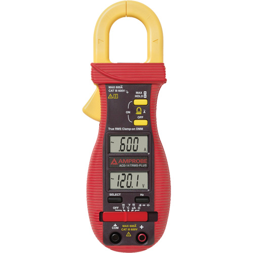 Multim&egrave;tre &agrave; pince avec &eacute;cran double ACD-14-PLUS, Tension c.a./c.c., Courant c.a. Seaboard Timber Mart