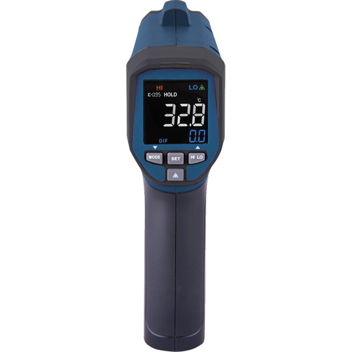Professional Infrared Thermometer, -26 - 1472° F ( -32 - 800° C ), 30:1, Adjustable Emmissivity Seaboard Timber Mart