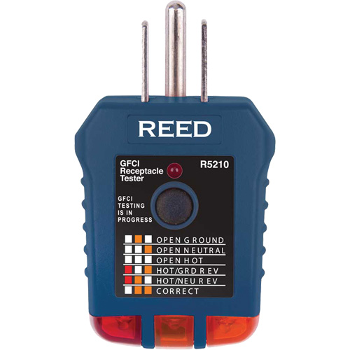 Receptacle Tester with GFCI Seaboard Timber Mart