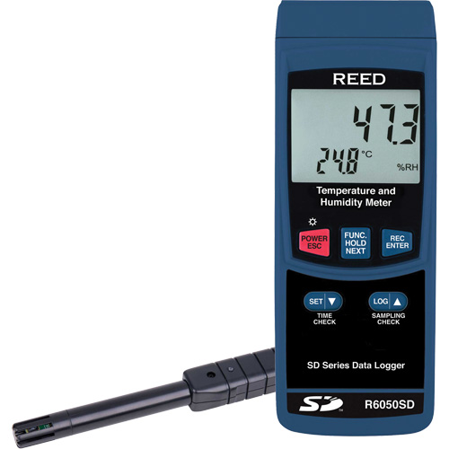 Data Logging Thermo-Hygrometer, 5% - 95% RH, 32° - 122° F ( 0° - 50°C ) Seaboard Timber Mart