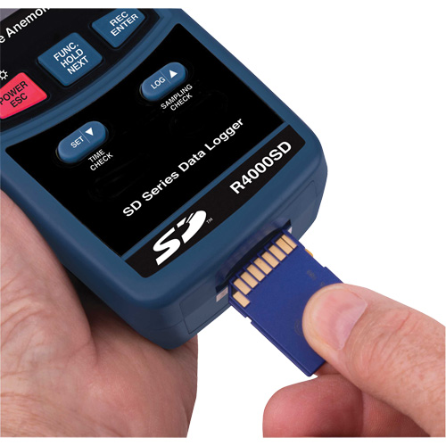 Thermo-Anemometer, Data Logging, 0.4 to 30.0 m/sec Air Velocity Range Seaboard Timber Mart