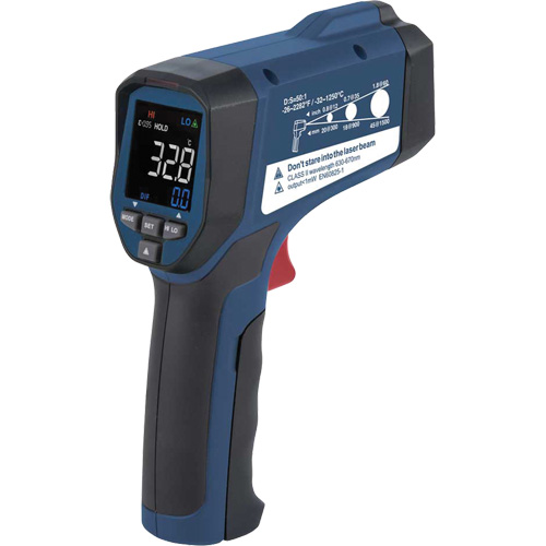 Infrared Thermometer, -26°- 2282° F ( -32° - 1250° C ), 50:1, Adjustable Emmissivity Seaboard Timber Mart
