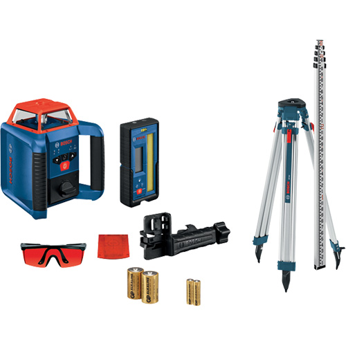 Revolve2000 Self-Leveling Horizontal Rotary Laser Kit, 2000' (609.6 m), 670 Nm Seaboard Timber Mart