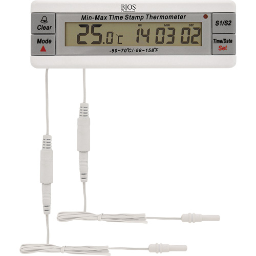 Thermom&egrave;tre pour vaccins, Contact, Num&eacute;rique, -50-70°F (-58-158°C) Seaboard Timber Mart