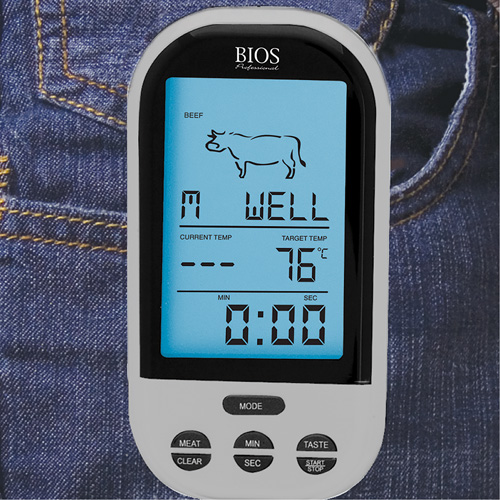 Thermom&egrave;tre &agrave; viande et &agrave; volaille sans fil, Contact, Num&eacute;rique, 32-482°F (0-250°C) Seaboard Timber Mart