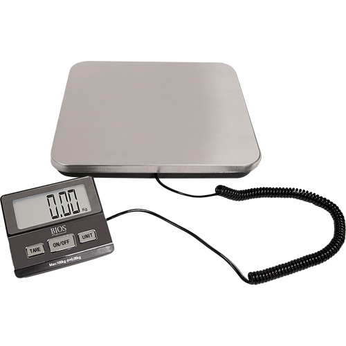 Digital Receiving Scale, 220 lbs. Cap., 1 lbs. Graduations Seaboard Timber Mart