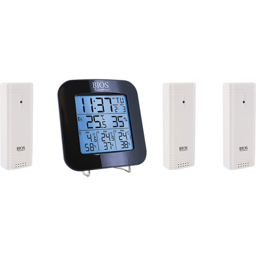 Wireless Weather Station with 3 Sensors, Non-Contact, Digital, 40-158°F (-40-70°C) Seaboard Timber Mart