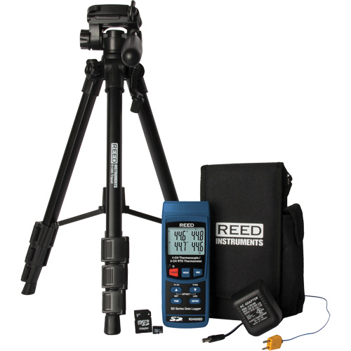 N&eacute;cessaire de thermom&egrave;tre thermocouple avec enregistreur de donn&eacute;es Seaboard Timber Mart