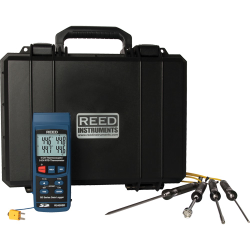 Data Logging Thermocouple Thermometer Kit Seaboard Timber Mart