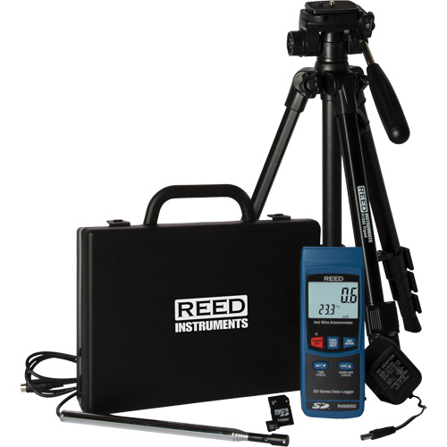Hot Wire Thermo-Anemometer Kit, Data Logging, 0.2 - 25.0 m/sec Air Velocity Range Seaboard Timber Mart