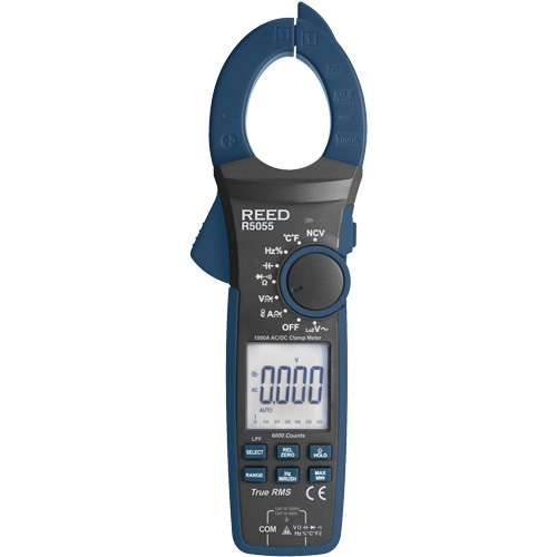 True RMS Digital Clamp Meter with ISO Certificate, AC/DC Voltage, AC/DC Current Seaboard Timber Mart