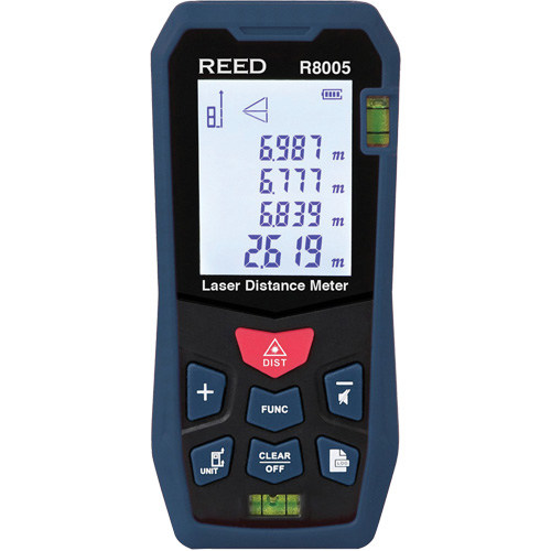 Laser Distance Meter, 0' - 164' (0 m - 50 m) Range, Digital (Electronic) Seaboard Timber Mart
