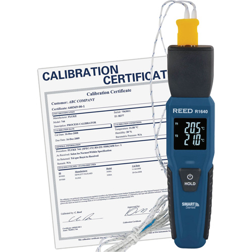 Thermom&egrave;tre &agrave; thermocouple Blueetooth Smart Series avec certificat ISO, Contact, Num&eacute;rique, -328-2501°F (-200-1372°C) Seaboard Timber Mart