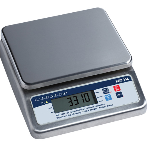 Bench Weighing Scale, 15 Kg Cap., 1 g Graduations Seaboard Timber Mart