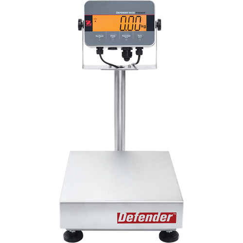Defender 3000 Washdown Bench Scale, 14" L x 12" W, 30 lbs. Capacity Seaboard Timber Mart