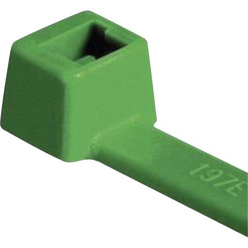 UL Rated PA66 Cable Ties, 4" Long, 18 lbs. Tensile Strength, Green Seaboard Timber Mart