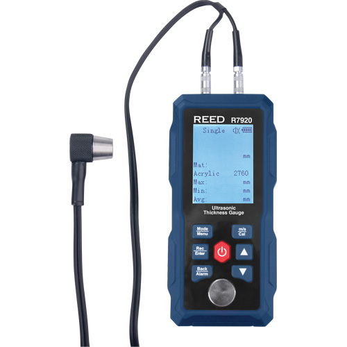 Thickness Gauge with 5-Step Calibration Block, Digital Display, Ultrasound Seaboard Timber Mart