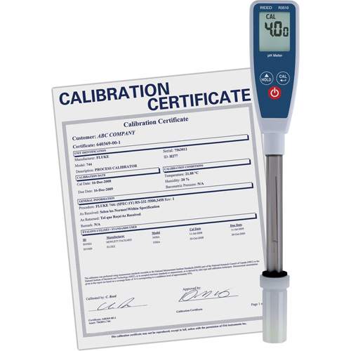 Long Stem pH Meter with Traceable Certificate Seaboard Timber Mart